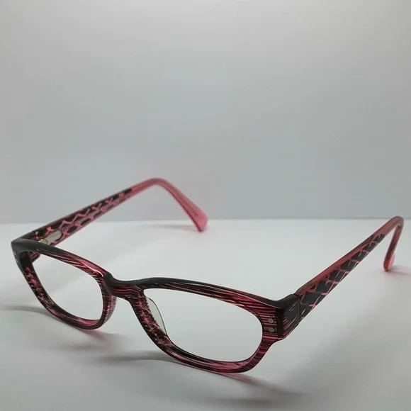 Lawrence Eyewear RDF120 Red Oval Sunglasses Frames - Picture 3 of 7